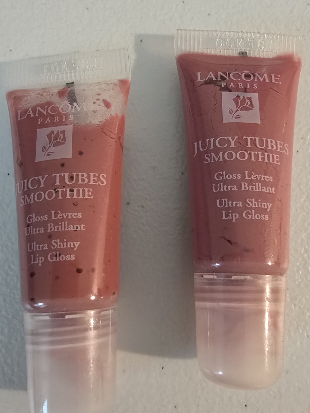 Juicy Tubes Smoothie By Lancome Ultra Shiny Lip Gloss-2 New In Tickled Pink
